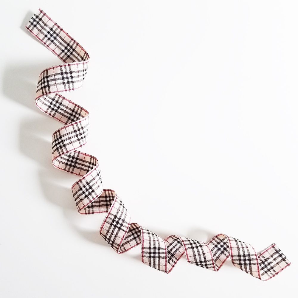 Authentic BURBERRY Signature Tartan Plaid RIBBON